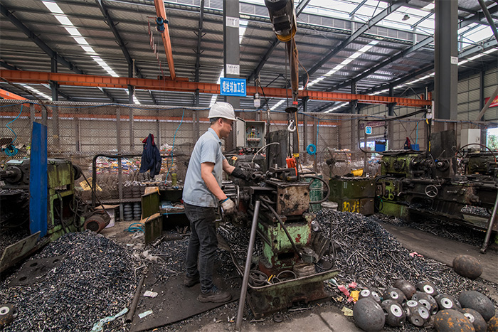 黑河网架配件-螺栓球加工车间